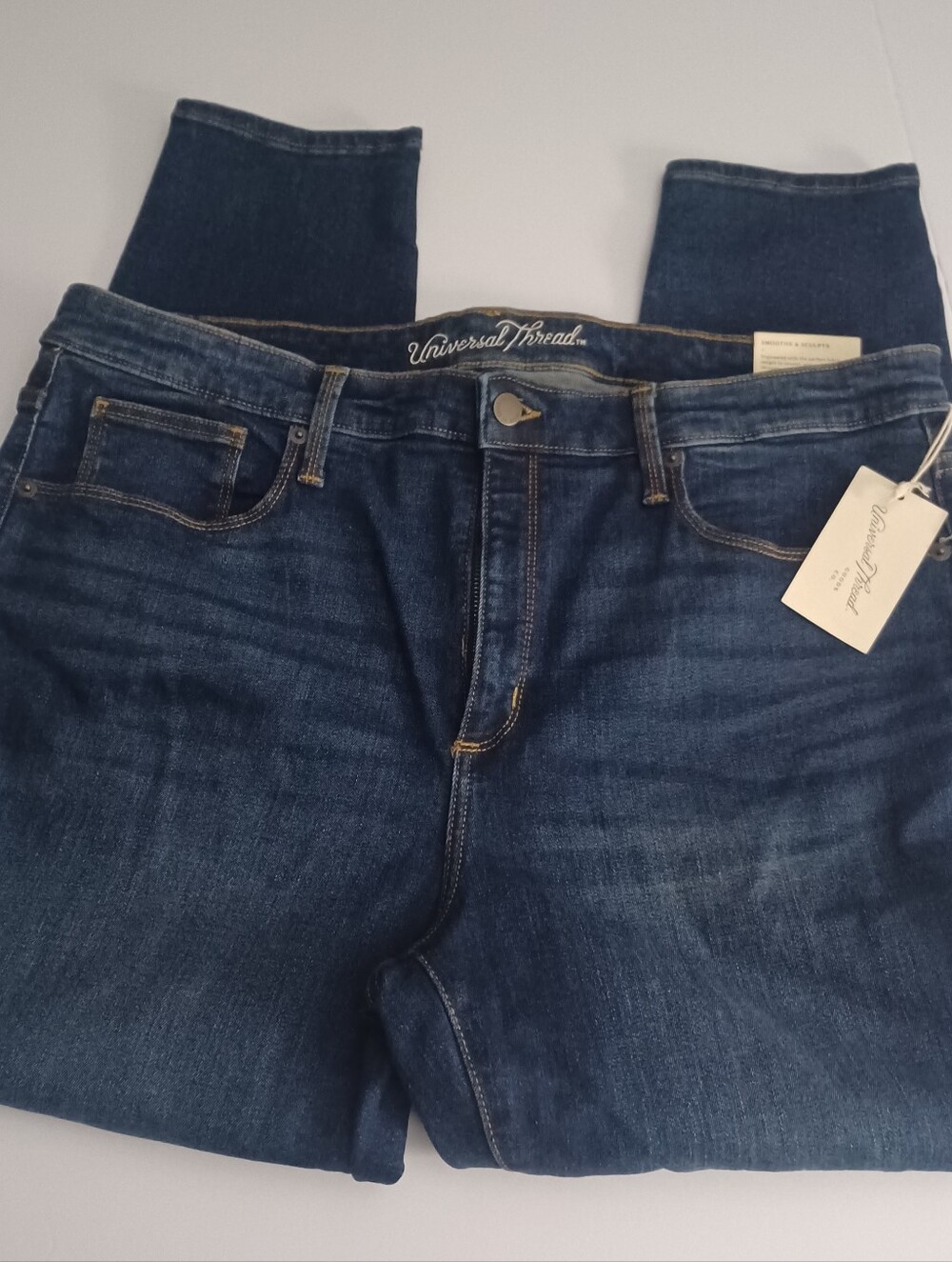 Universal Thread High-Rise Dark Denim Jeans Sz 18 Skinny